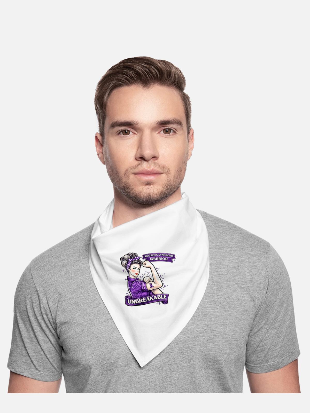 Unbreakable Sjögren's Warrior - Bandana - white - Front - TBD (187cm)