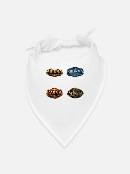 Pack Légendes Épiques du Mahabharata - Bandana - blanc - Devant