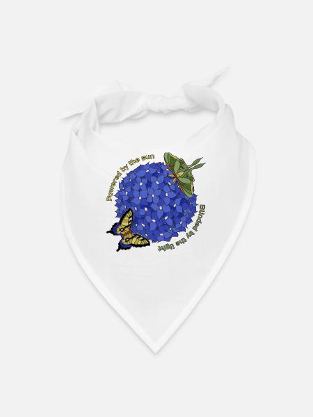 Powered by the sun - Blinded by the light - Bandana - white - Front