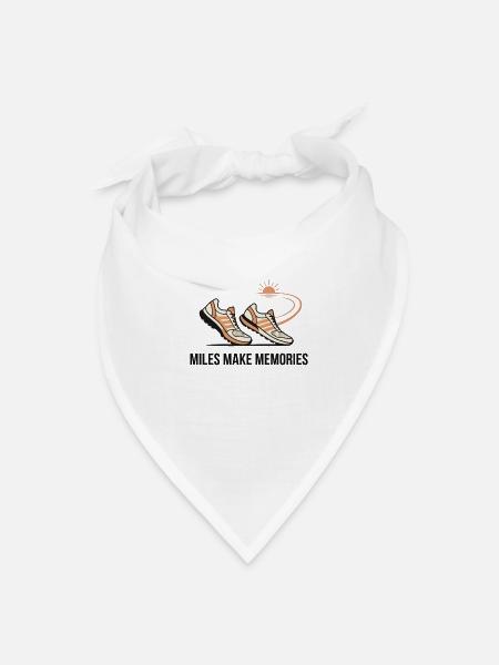 Miles Make Memories Sneakers Sunset - Bandana - white - Front