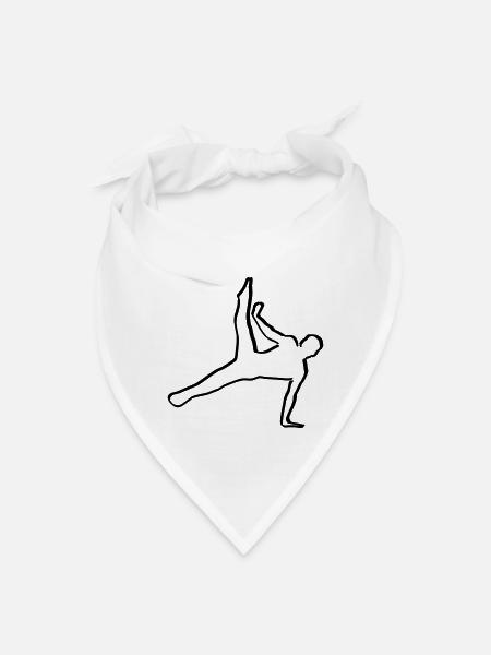 Gymnast, Gymnastics - Bandana - white
