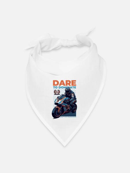 Dare to Dominate - Bandana - white