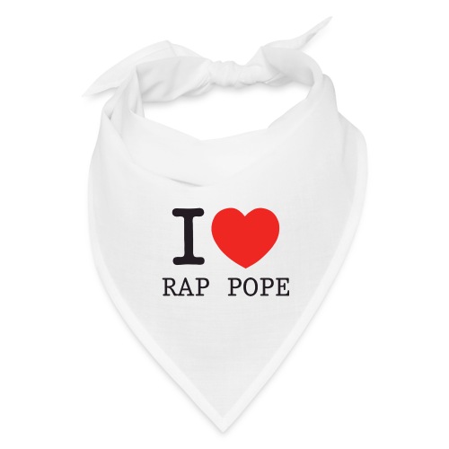 I Love Pope png - Bandana