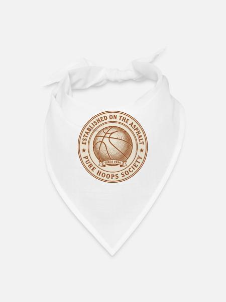 Established On The Asphalt Pure Hoops Society - Bandana - white - Front