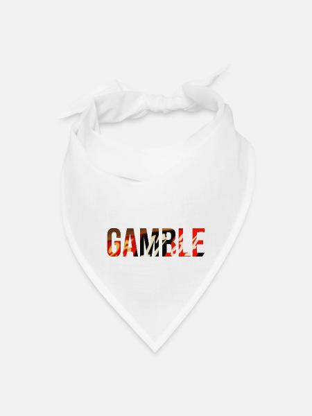 Gamble - Bandana - white - Front