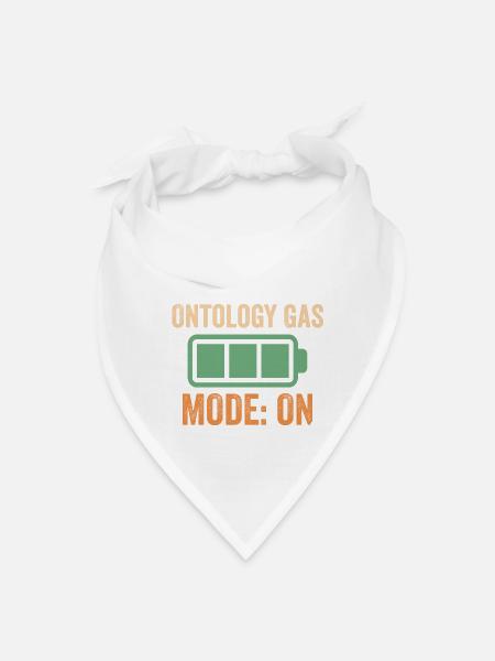 Ontology Gas Mode On, Crypto - Bandana - white