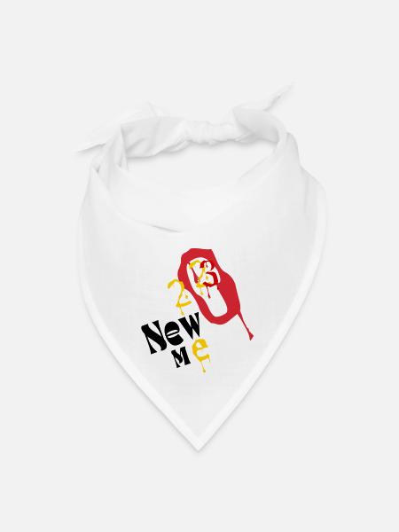 2023 NEW YEAR - Bandana - white