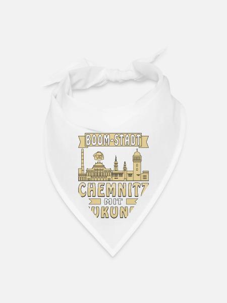 Chemnitz T ShirtBOOM CITY CHEMNITZ WITH A FUTURE - Bandana - white