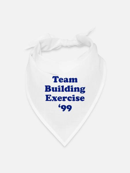 Team Building Exercise - Bandana - white - Front