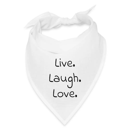 Smoon City_Live laugh love Black - Bandana
