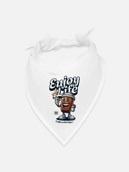 Enjoy Life - Bandana - white