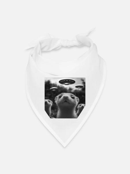 Weasel - Bandana - white - Front