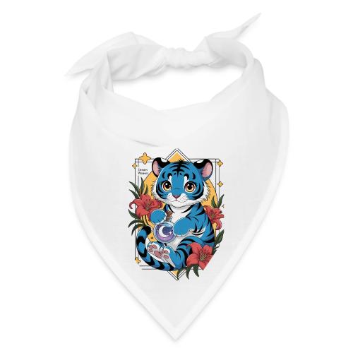 Mystic Blue Tiger Anime Potion Design – Cute tiger - Bandana