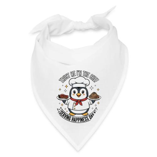 cute Penguin Chef-Funny Cartoon Daily Happiness - Bandana