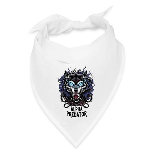 Alpha Predator Wolf Fierce Neon Eyes - Bandana