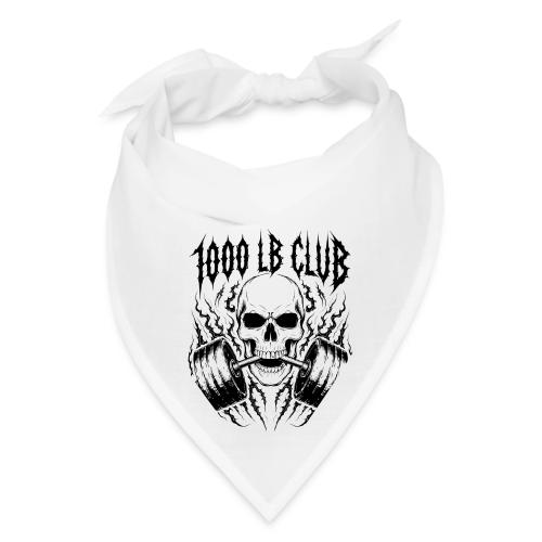 1000 LB Club Skull Barbell Powerlif - Bandana