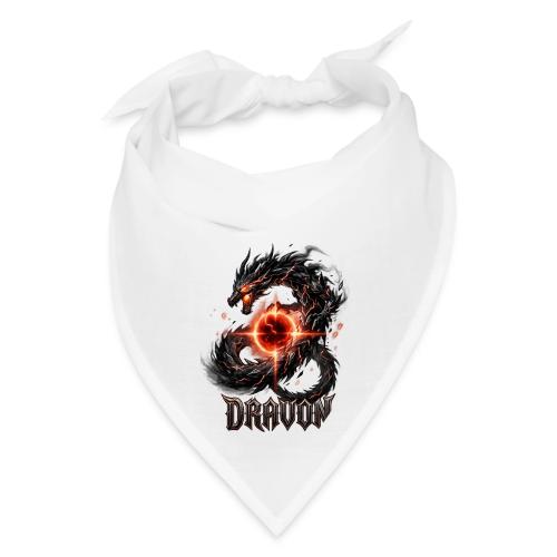 Dravon Fire Dragon Dark Fantasy Graphic T-Shirt - Bandana