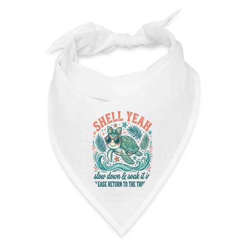 Shell Yeah Sea Turtle Beach Vibes - Bandana