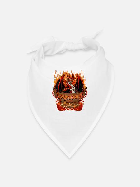 Dragon légendaire par nature - Bandana - blanc - Devant