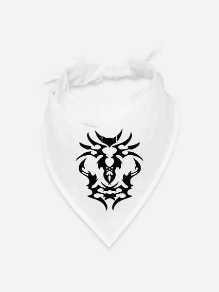 tattoo wings - Bandana - white