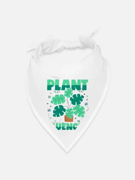 Plant Influencer Planfluencer Indoor Plants - Bandana - white