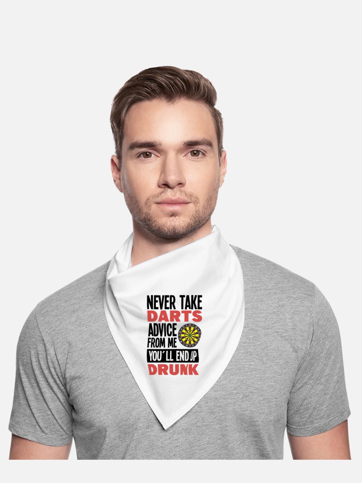 Darts Dart Player - Bandana - white - Front - TBD (187cm)