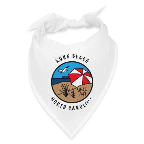 Kure Beach Day-Black Lettering-Front Only - Bandana