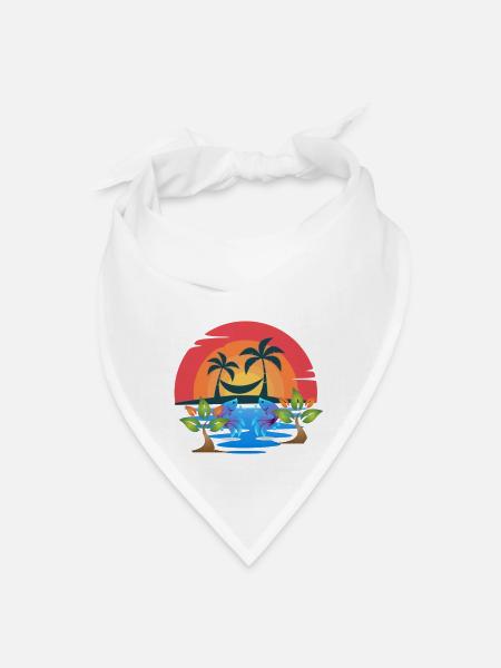 Nature - Bandana - white - Front