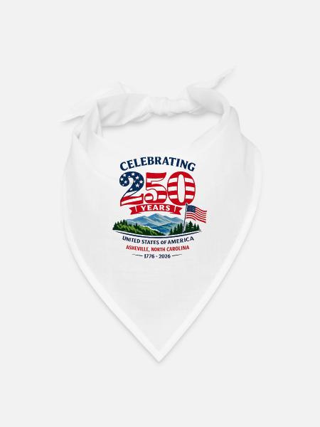 Asheville_250 - Bandana - white