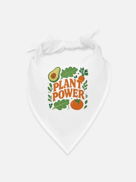 Plant Power Veggie Burst - Bandana - white