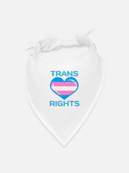 TRANS RIGHTS - Bandana - white
