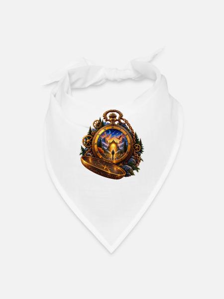 Timeportal Through Golden Gate - Bandana - white - Front