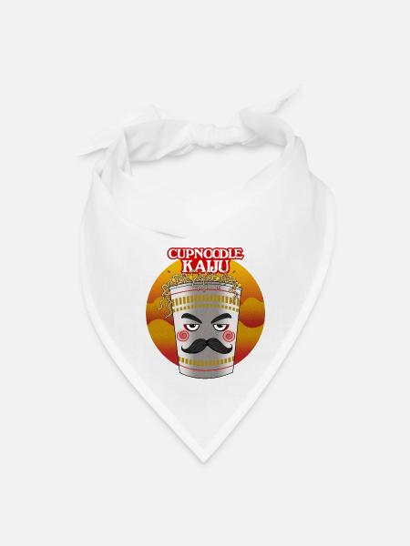 Cup Noodle Kaiju - Bandana - white