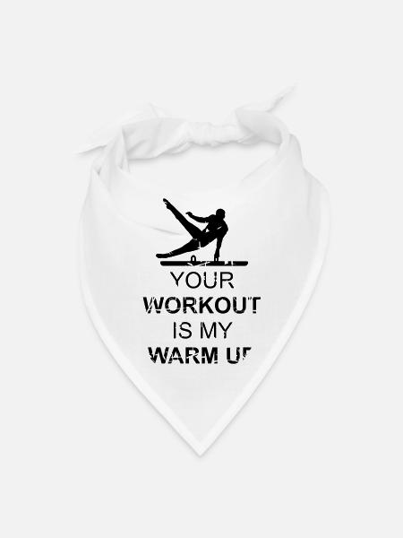 Gymnastics, Gymnast - Men's Gymnastics - Bandana - white