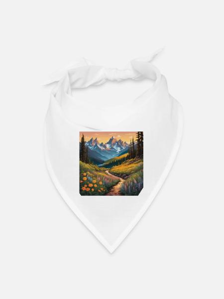 Nature - Bandana - white - Front