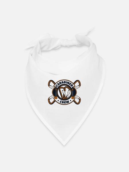 Carabiner Crew Outdoor Speed Sport Free Alpine - Bandana - white - Front