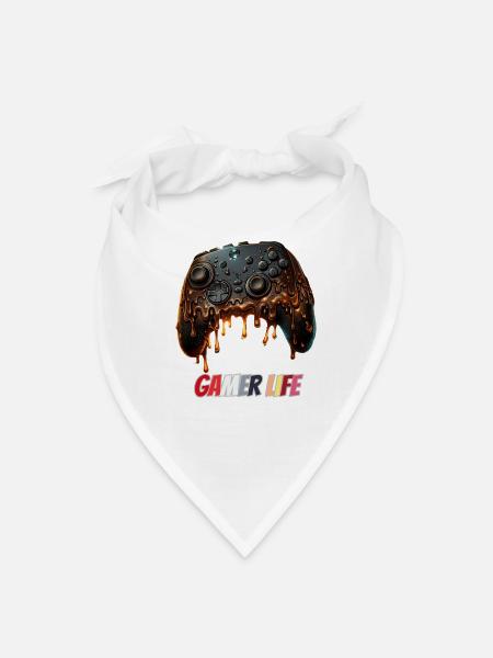 Video game controller designs - Bandana - white - Front