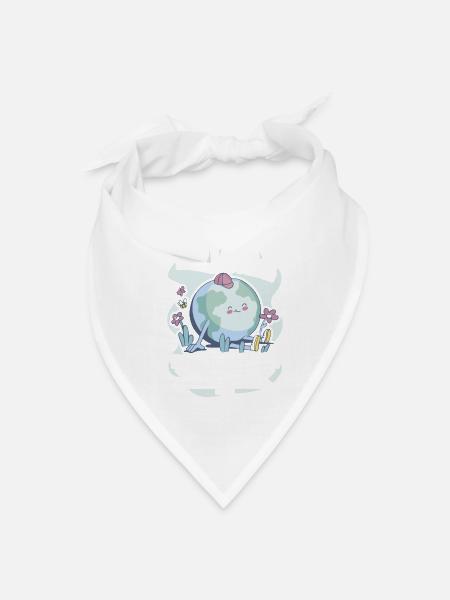 Planet Earth Gift Children - Bandana - white