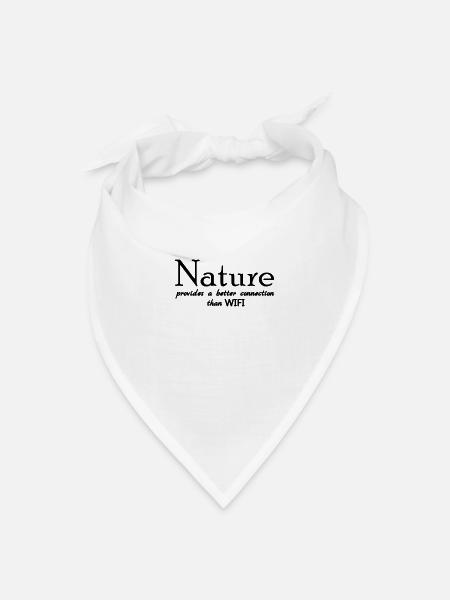 Nature - Bandana - white - Front
