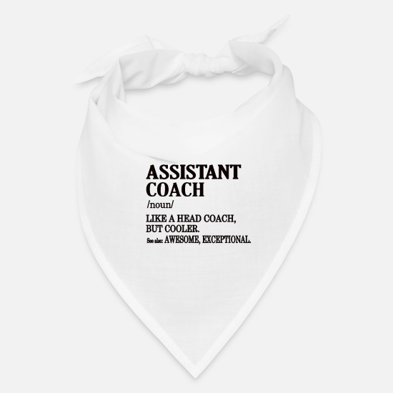 Funny Assistant Coach Gifts Sports Coaching' Bandana | Spreadshirt