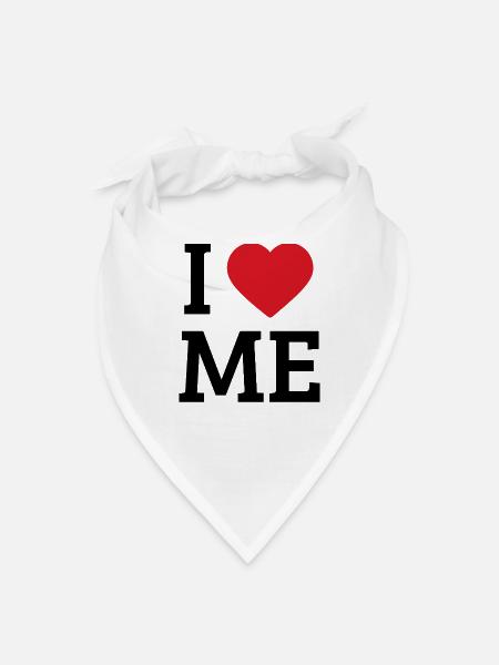 Bold Heart Emblem - Bandana - white