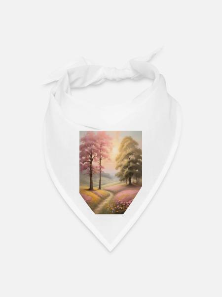 beautiful meadows - Bandana - white - Front