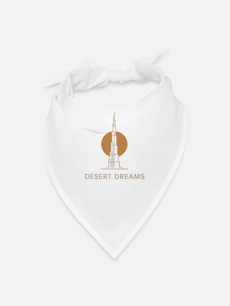 Desert Dreams Skyline - Bandana - white