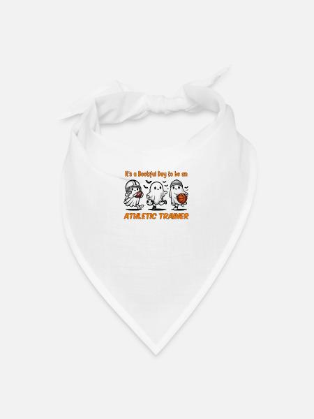 Bootiful Day Athletic Trainer - Bandana - white - Front