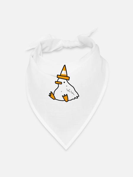 Safety Duck - Bandana - white - Front