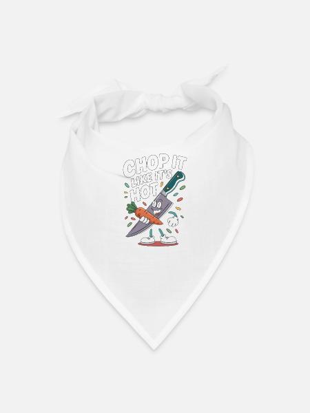 Nutritionist Chop It Like It's Hot Health Coach - Bandana - white - Front