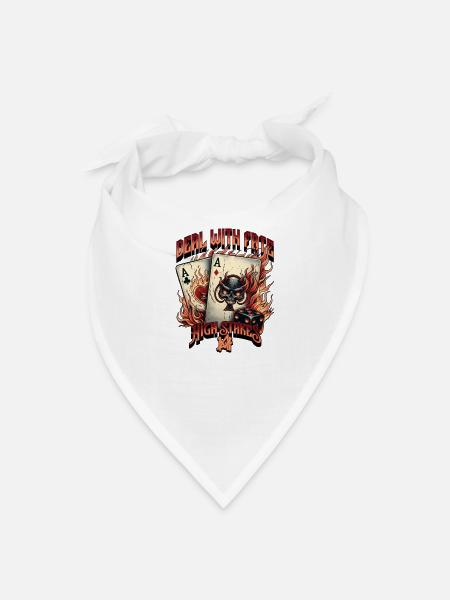 Deal with Fate High Stakes - Bandana - white
