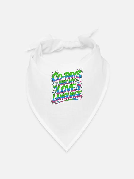 Retail Pharmacist Co-Pays Are My Medication Expert - Bandana - white - Front