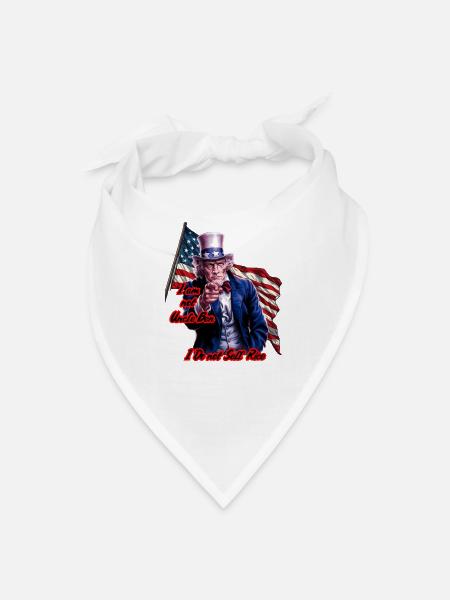 I_am_not_Uncle_Ben--- - Bandana - white - Front