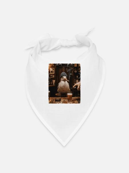 Harbour Bar Cigar Bar Seagull - Bandana - white - Front